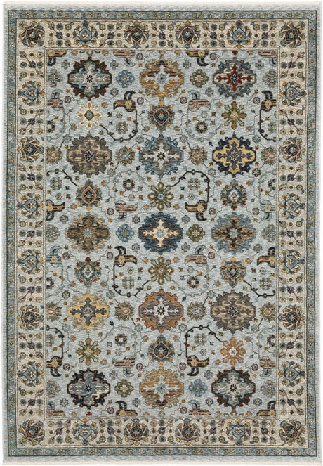 Oriental Weavers Sphinx Aberdeen 561W1 Blue/ Ivory Rugs.