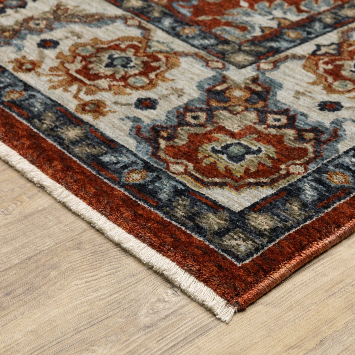 Oriental Weavers Sphinx Aberdeen 562R1 Red/ Ivory Rugs.