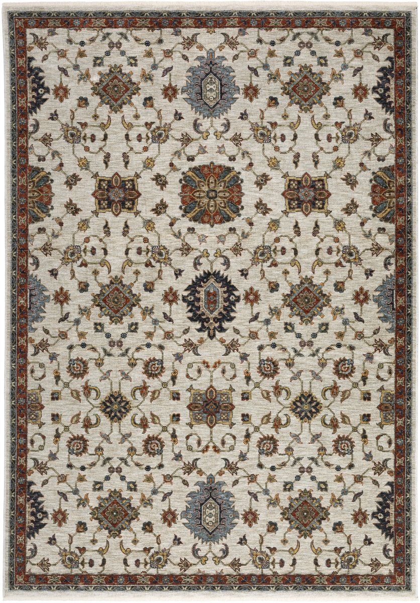 Oriental Weavers Sphinx Aberdeen 751W1 Ivory/ Multi Rugs.
