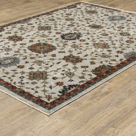 Oriental Weavers Sphinx Aberdeen 751W1 Ivory/ Multi Rugs.