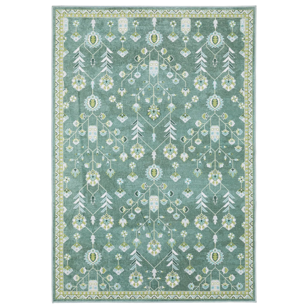 Oriental Weavers Sphinx Addison ADD08 Green Rugs - main flat
