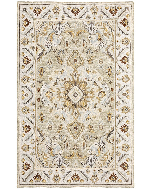 Oriental Weavers Sphinx Alfresco 28403 Ivory / Beige Rugs.