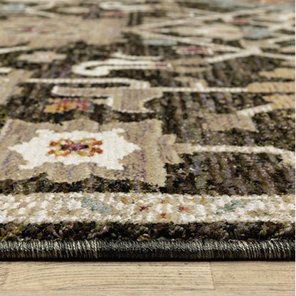Oriental Weavers Sphinx Andorra 2396B Brown/ Multi Rug.