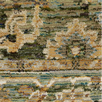 Oriental Weavers Sphinx Andorra 2417B Green/ Gold Rug.