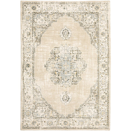 Oriental Weavers Sphinx Andorra 303D Beige / Ivory Rugs.