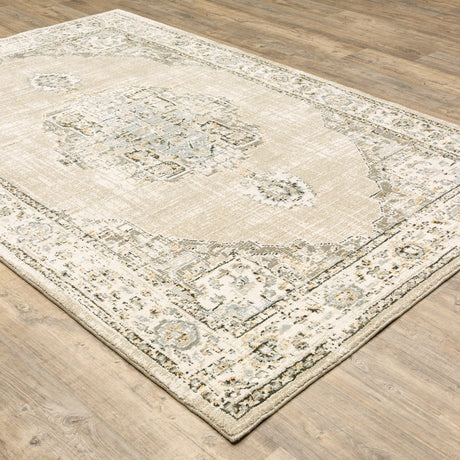 Oriental Weavers Sphinx Andorra 303D0 Beige/ Ivory Rugs.