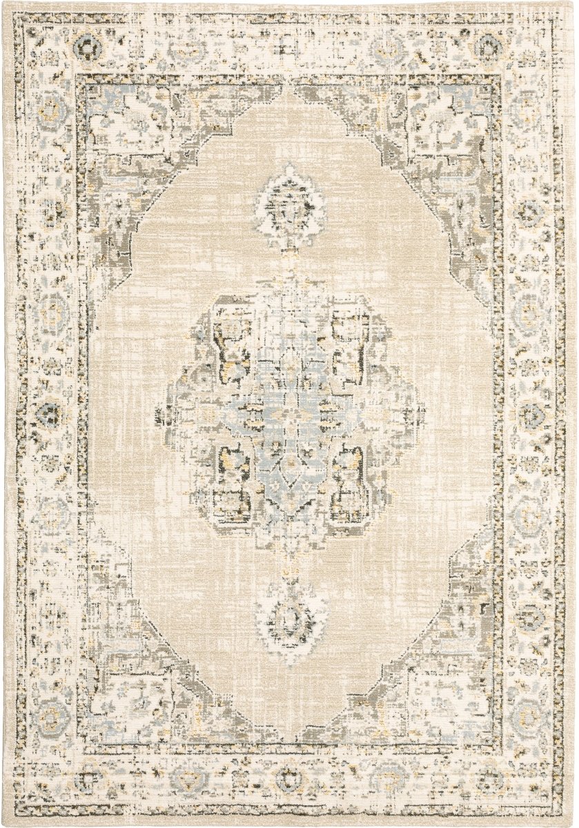 Oriental Weavers Sphinx Andorra 303D0 Beige/ Ivory Rugs.