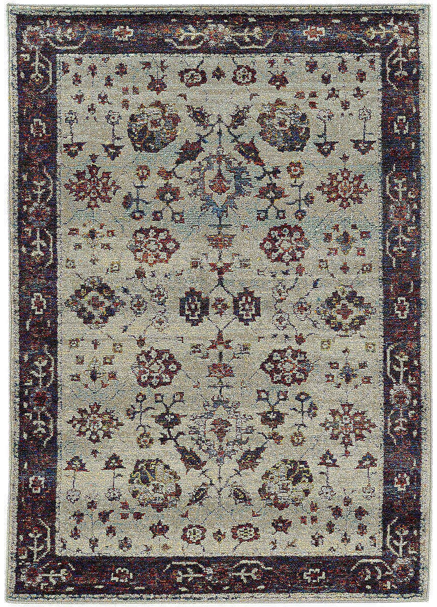 Oriental Weavers Sphinx Andorra 6842D Stone / Red Rugs.