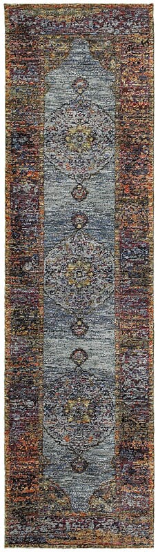 Oriental Weavers Sphinx Andorra 7139A Blue / Multi Rugs.