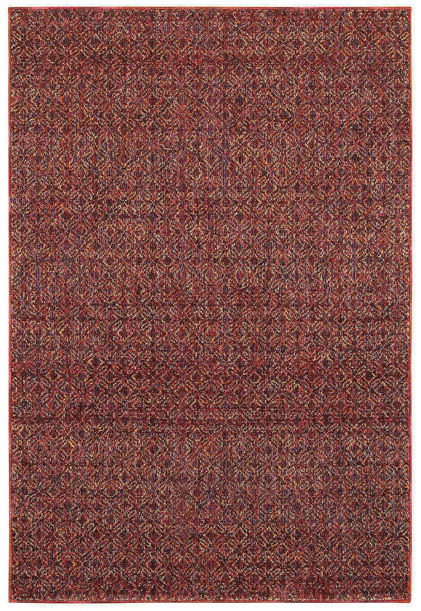 Oriental Weavers Sphinx Atlas 8048K Red / Rust Rugs.