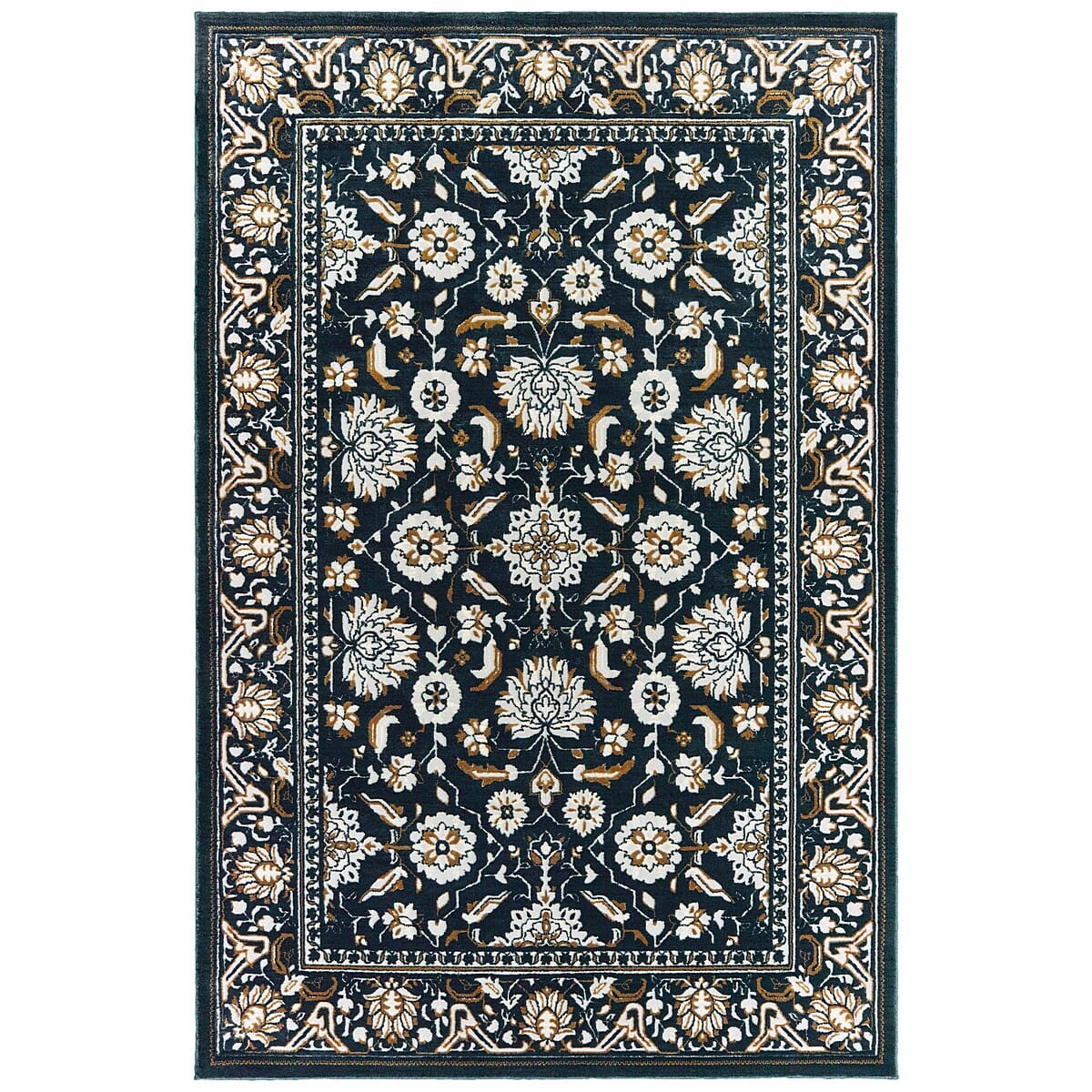 Oriental Weavers Sphinx Bowen 534L Navy / Gold Rugs.