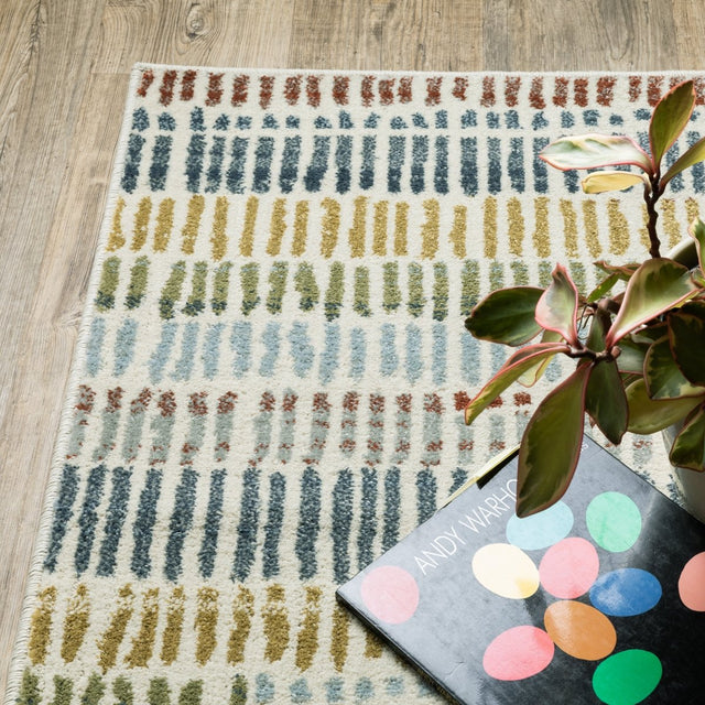 Oriental Weavers Sphinx Branson Br06A Ivory/ Multi Rugs.