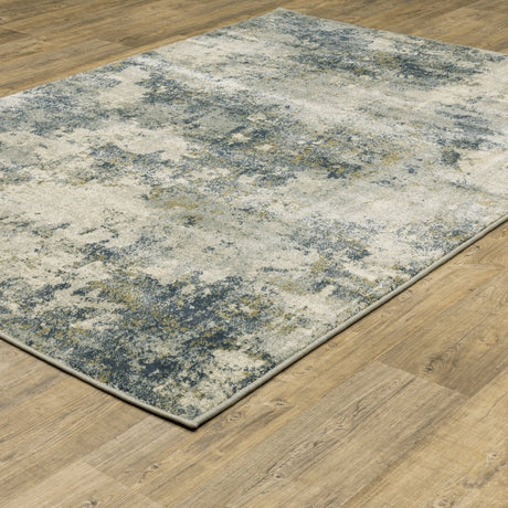 Oriental Weavers Sphinx Branson Br12A Beige/ Blue Rugs.