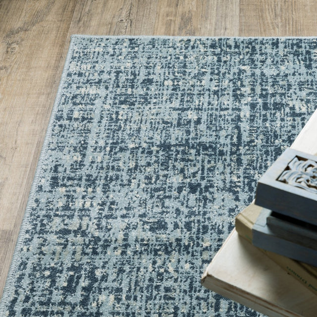 Oriental Weavers Sphinx Branson Br13A Blue/ Blue Rugs.