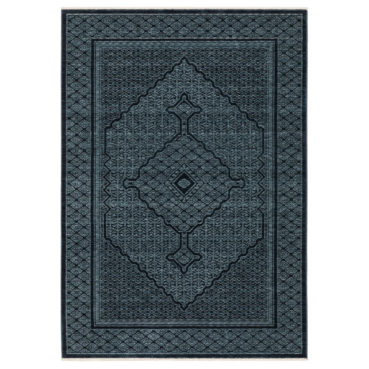 Oriental Weavers Sphinx Capella CAP01 Blue Rugs - main flat