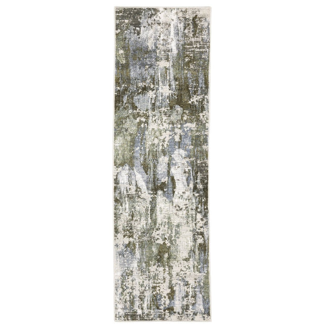 Oriental Weavers Sphinx Caravan 2060F Green/ Blue Rugs.