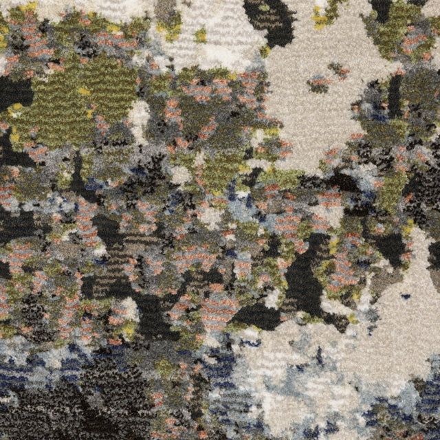 Oriental Weavers Sphinx Caravan 502Z8 Grey/ Green Rugs.