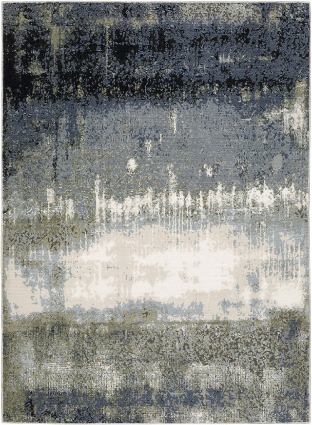 Oriental Weavers Sphinx Caravan 5571H Blue/ Green Rugs.