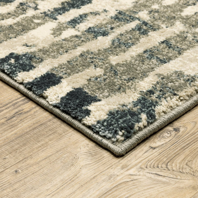 Oriental Weavers Sphinx Carson 0745C Blue/ Beige Rugs.