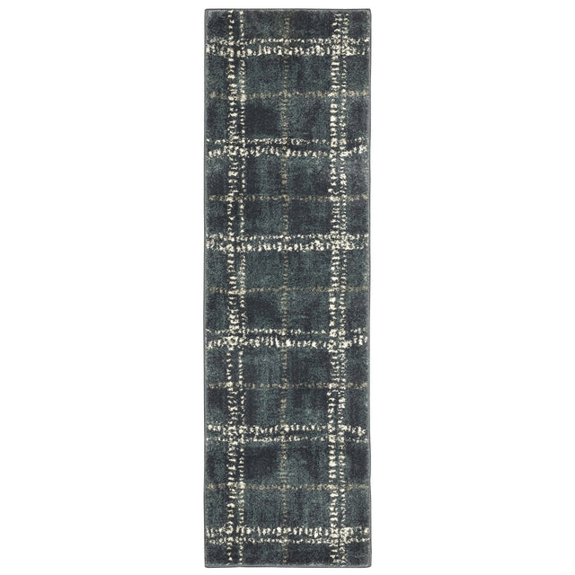 Oriental Weavers Sphinx Carson 0746J Blue/ Ivory Rugs.