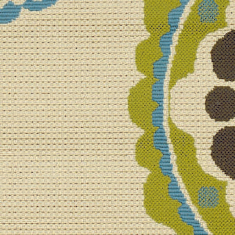 Oriental Weavers Sphinx Caspian 859J6 Ivory / Green Rugs.