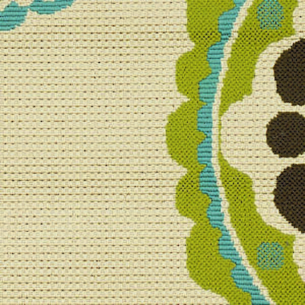 Oriental Weavers Sphinx Caspian 859J6 Ivory / Green Rugs.