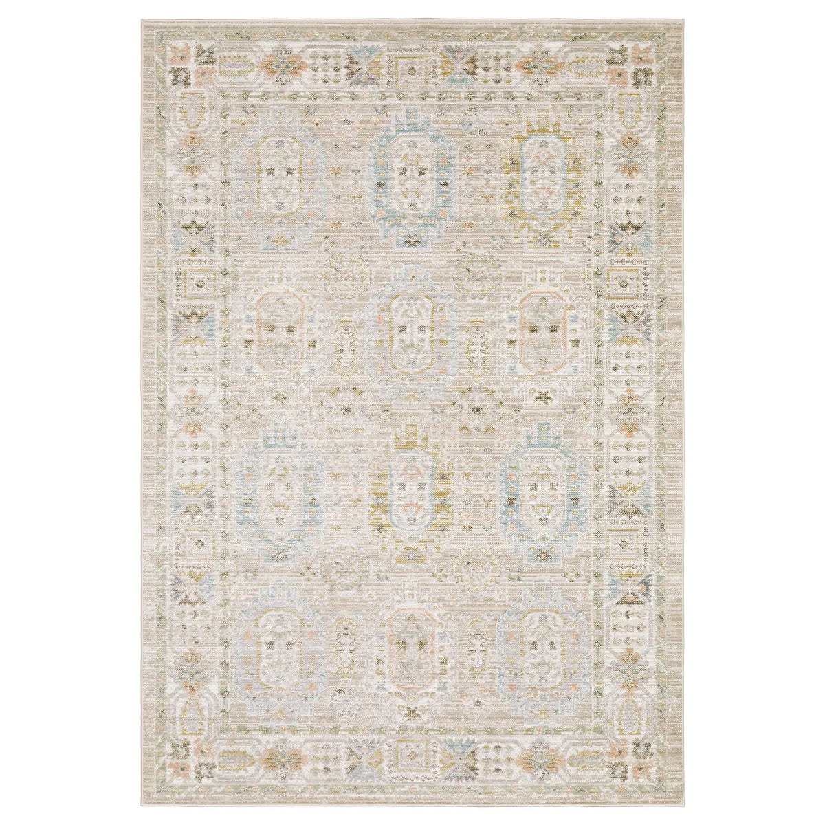 Oriental Weavers Sphinx Cavett CAV04 Blue Rugs - main flat