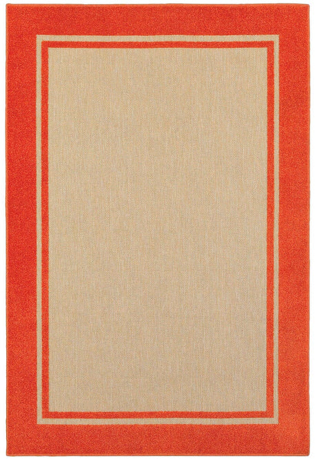 Oriental Weavers Sphinx Cayman 5594Q Sand / Orange Rugs.