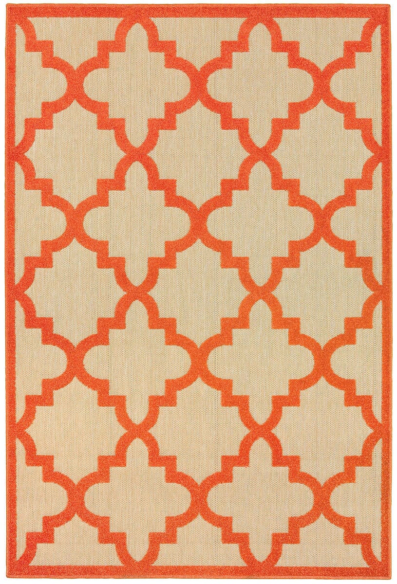 Oriental Weavers Sphinx Cayman 660O9 Sand / Orange Rugs.
