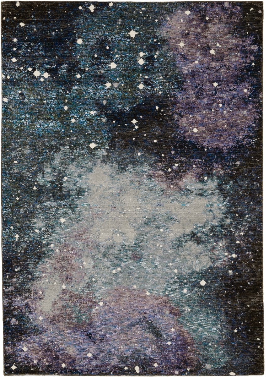 Oriental Weavers Sphinx Evolution 0958A Midnight/ Purple Rugs.