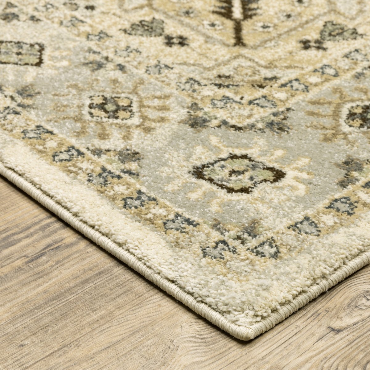 Oriental Weavers Sphinx Florence 4332X Beige/ Grey Rugs.