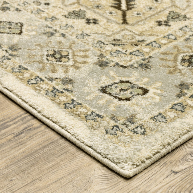 Oriental Weavers Sphinx Florence 4332X Beige/ Grey Rugs.