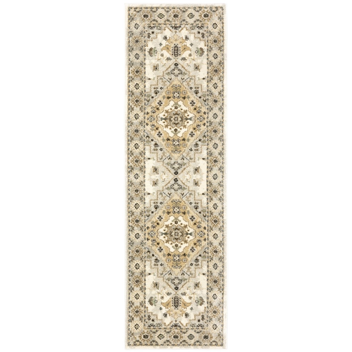 Oriental Weavers Sphinx Florence 4332X Beige/ Grey Rugs.
