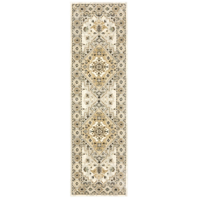 Oriental Weavers Sphinx Florence 4332X Beige/ Grey Rugs.