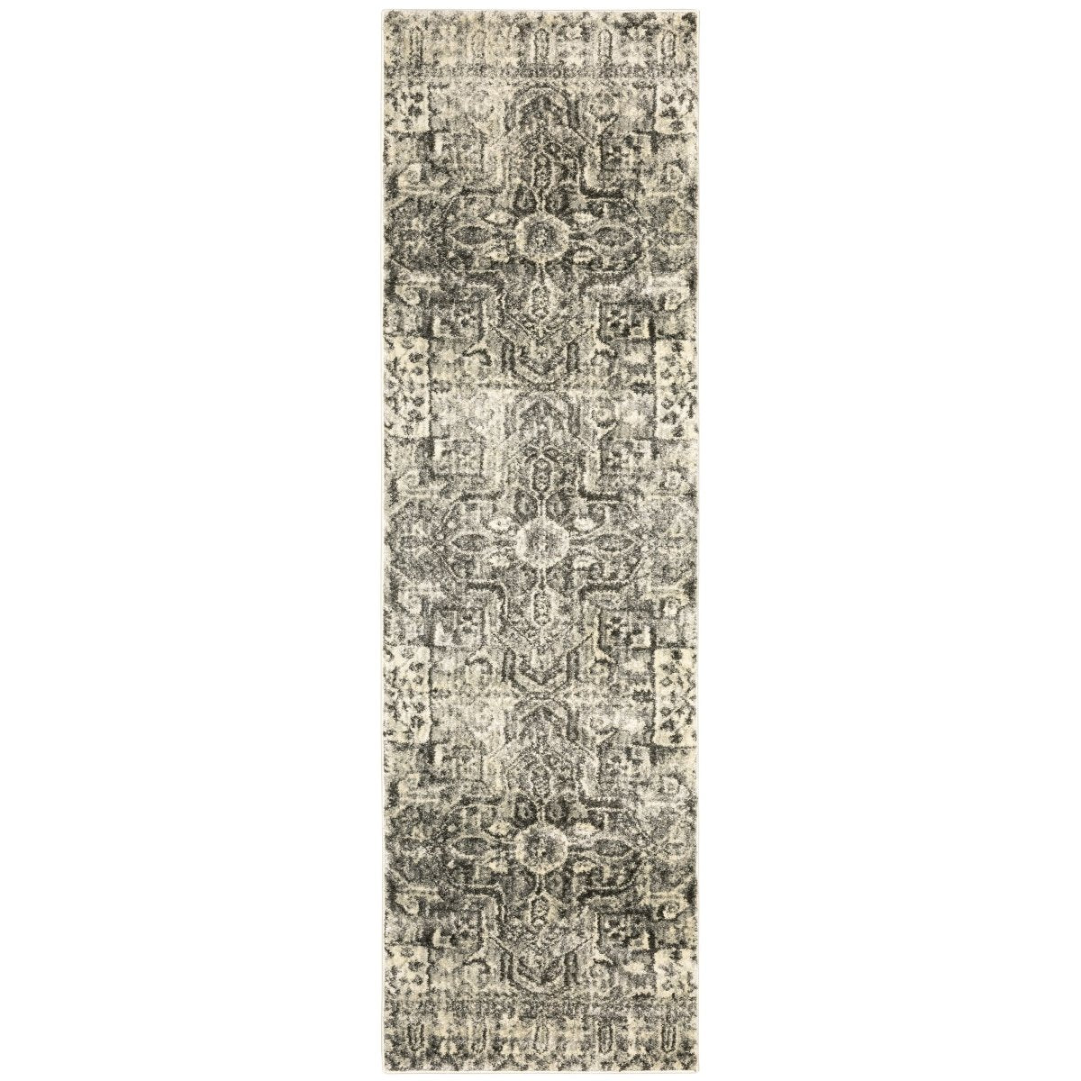 Oriental Weavers Sphinx Florence 4333W Charcoal/ Ivory Rugs.