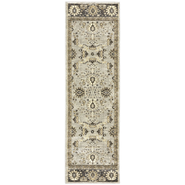 Oriental Weavers Sphinx Florence 4928C Blue/ Brown Rugs.