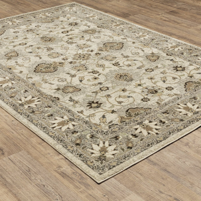 Oriental Weavers Sphinx Florence 5508I Beige/ Grey Rugs.