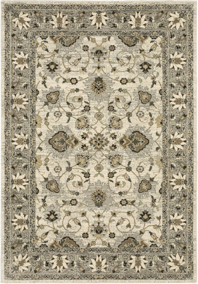 Oriental Weavers Sphinx Florence 5508I Beige/ Grey Rugs.