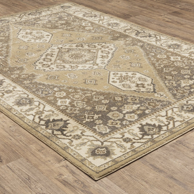 Oriental Weavers Sphinx Florence 661I6 Beige/ Grey Rugs.
