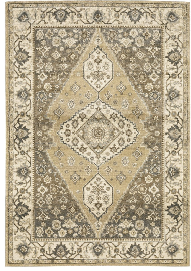 Oriental Weavers Sphinx Florence 661I6 Beige/ Grey Rugs.