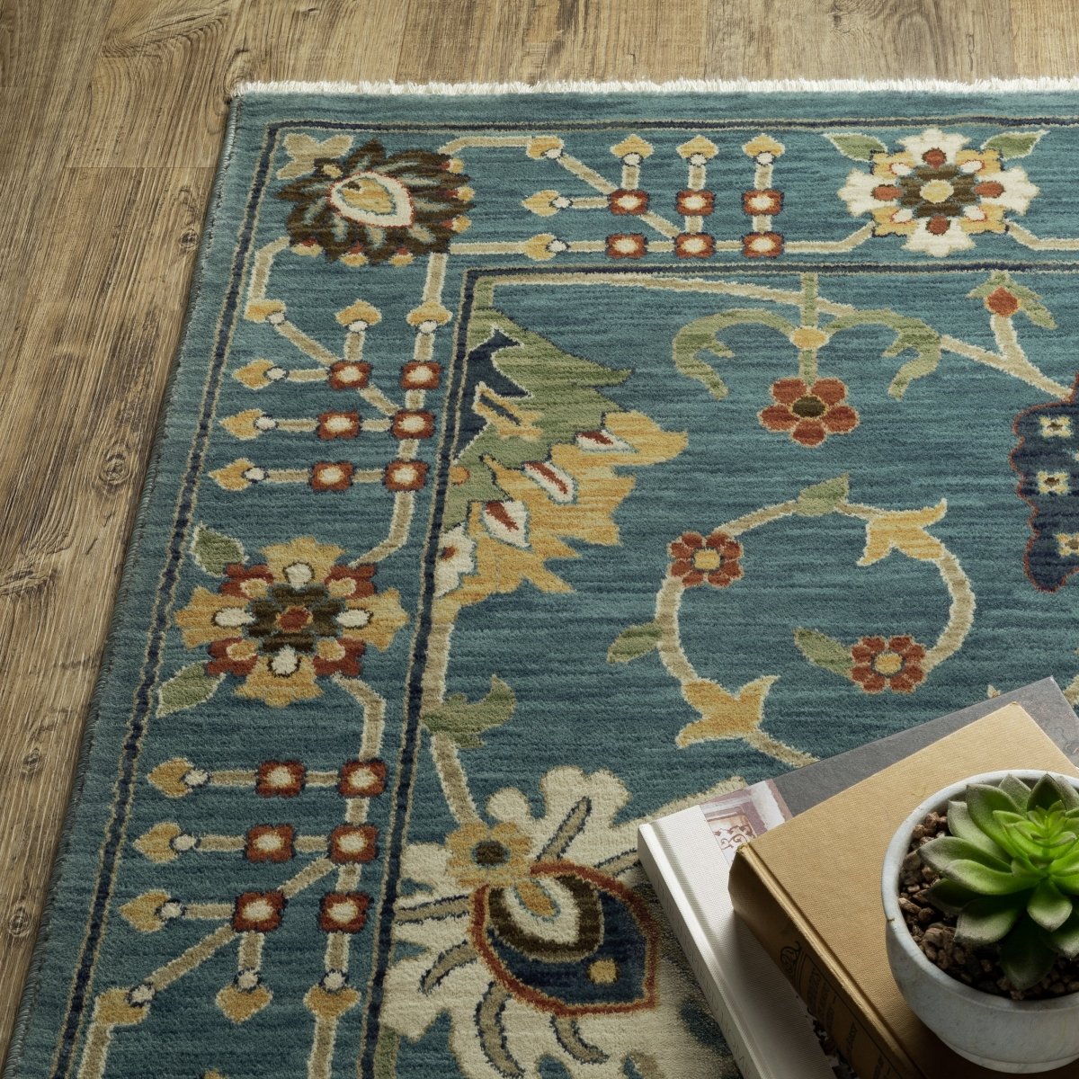 Oriental Weavers Sphinx Francesca Fr01E Blue/ Multi Rug.