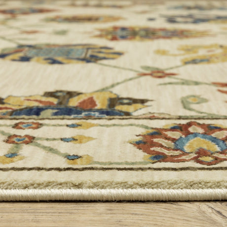Oriental Weavers Sphinx Francesca Fr01G Ivory/ Multi Rug.