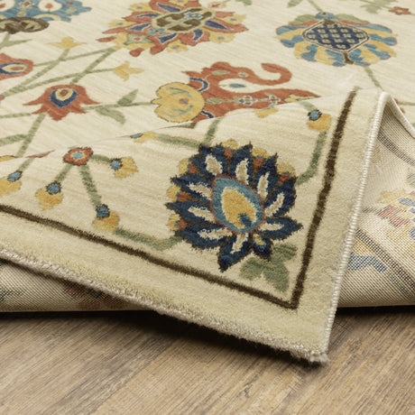 Oriental Weavers Sphinx Francesca Fr01G Ivory/ Multi Rug.