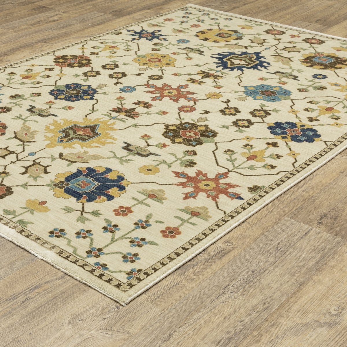 Oriental Weavers Sphinx Francesca Fr02M Ivory/ Multi Rug.