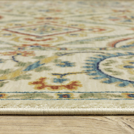 Oriental Weavers Sphinx Francesca Fr07A Ivory/ Multi Rug.