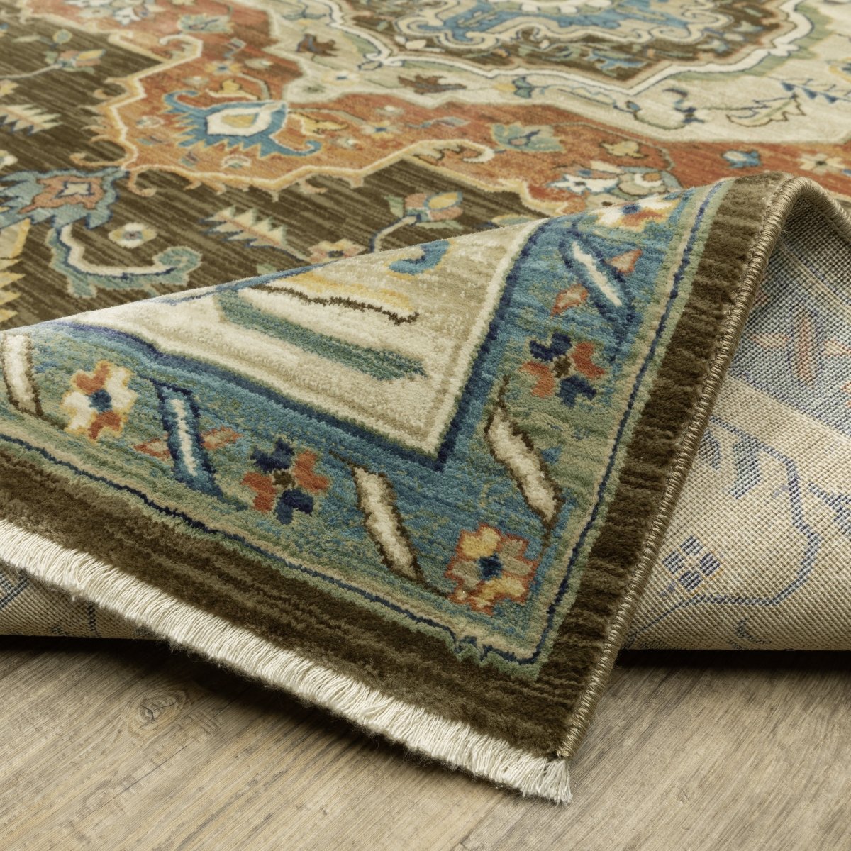 Oriental Weavers Sphinx Francesca Fr09M Brown/ Multi Rug.