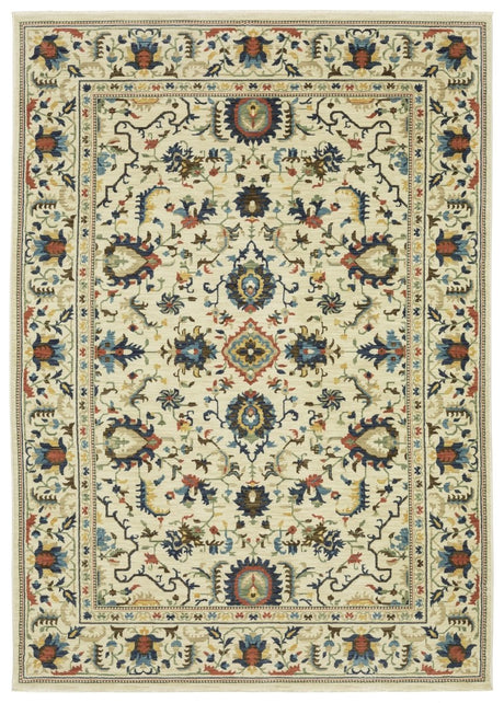 Oriental Weavers Sphinx Francesca Fr10A Ivory/ Multi Rug.