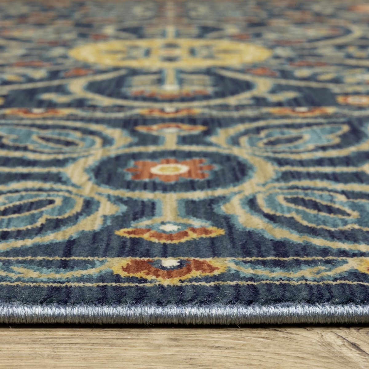 Oriental Weavers Sphinx Francesca Fr11B Blue/ Rust Rug.