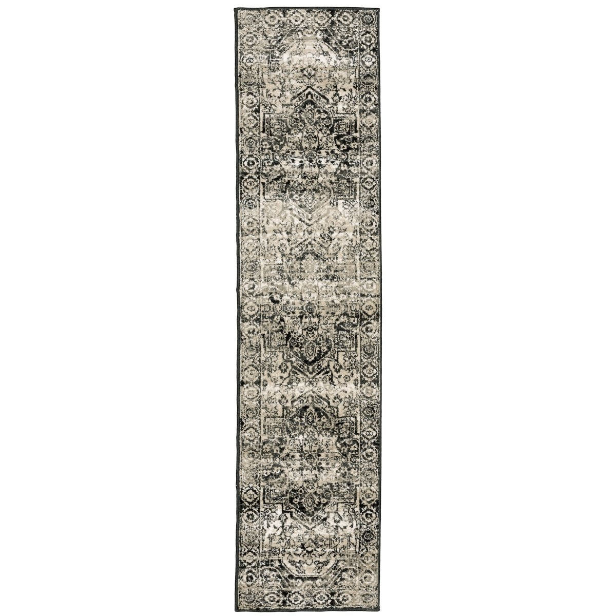 Oriental Weavers Sphinx Georgia 429G0 Grey/ Black Rugs.