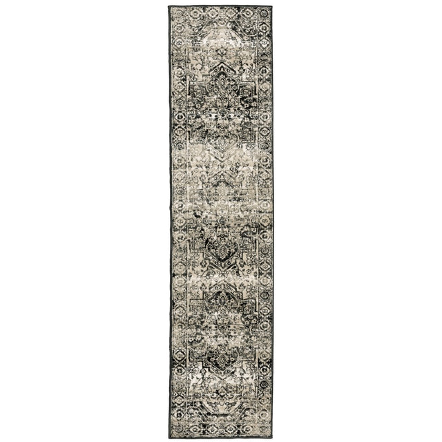 Oriental Weavers Sphinx Georgia 429G0 Grey/ Black Rugs.